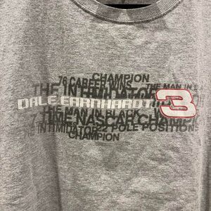 NASCAR - Dale Earnhardt 3 - Grey Crewneck‎ T-shirt - size XL, VTG